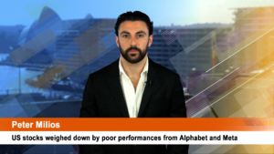 US stocks weighed down by poor performances from Alphabet and Meta