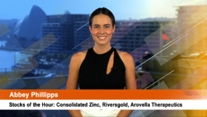 Stocks of the Hour: Consolidated Zinc, Riversgold, Arovella Therapeutics
