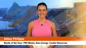 Stocks of the Hour: PNX Metals, Buru Energy, Corella Resources