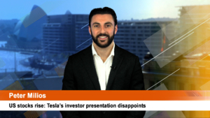 US stocks rise: Tesla’s investor presentation disappoints