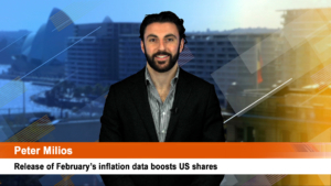 Release of February’s inflation data boosts US shares