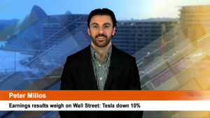 Earnings results weigh on Wall Street: Tesla down 10%