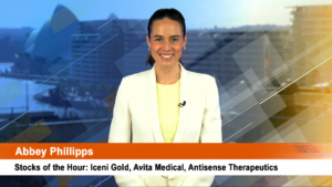 Stocks of the Hour: Iceni Gold, Avita Medical, Antisense Therapeutics