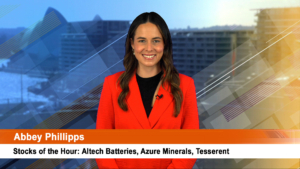 Stocks of the Hour: Altech Batteries, Azure Minerals, Tesserent