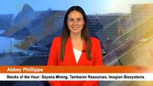 Stocks of the Hour: Sayona Mining, Tamboran Resources, Imagion Biosystems