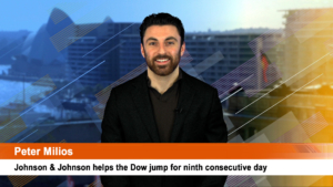 Johnson & Johnson helps the Dow jump for ninth consecutive day