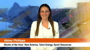 Stocks of the Hour: Next Science, Talon Energy, Syrah Resources