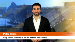 Chip stocks rebound to lift the Nasdaq and S&P500