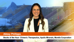 Stocks of the Hour: Chimeric Therapeutics, Apollo Minerals, Morella Corporation