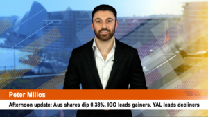 Afternoon update: Aus shares dip 0.38%, IGO leads gainers, Yancoal Australia leads decliners