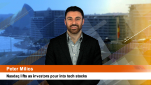 Nasdaq lifts as investors pour into tech stocks