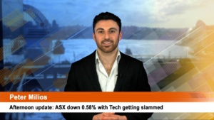 Afternoon update: ASX down 0.58% with Tech getting slammed