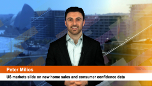 US markets slide on new home sales and consumer confidence data