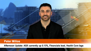 Afternoon update: ASX currently up 0.13%, Financials lead, Health Care lags