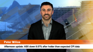 Afternoon update: ASX down 0.07% after hotter than expected CPI data