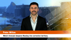 Meta’s forecast deepens Nasdaq into correction territory