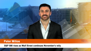 S&P 500 rises as Wall Street continues November’s rally