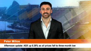 Afternoon update: ASX up 0.26% as oil falls to three-month low