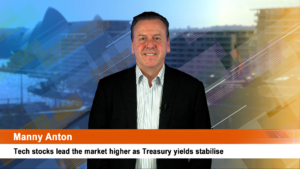 Tech stocks lead the market higher as Treasury yields stabilise