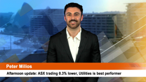 Afternoon update: ASX trading 0.3% lower, Utilities is best performer