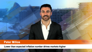 Lower than expected inflation number drives markets higher