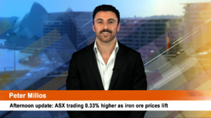 Afternoon update: ASX trading 0.33% higher as iron ore prices lift