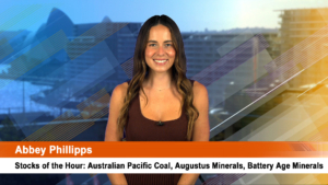 Stocks of the Hour: Australian Pacific Coal, Augustus Minerals, Battery Age Minerals