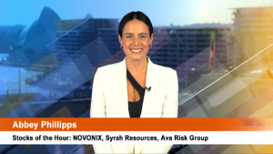 Stocks of the Hour: NOVONIX, Syrah Resources, Ava Risk Group