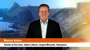 Stocks of the Hour: Galan Lithium, Argent Minerals, Osteopore