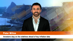 Investors stay on the sidelines ahead of key inflation data