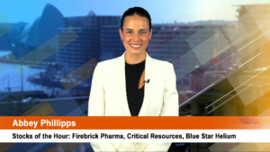 Stocks of the Hour: Firebrick Pharma, Critical Resources, Blue Star Helium