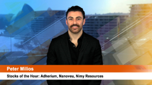 Stocks of the Hour: Adherium, Nanoveu, Nimy Resources