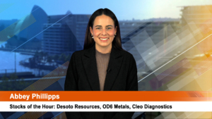 Stocks of the Hour: Desoto Resources, OD6 Metals, Cleo Diagnostics