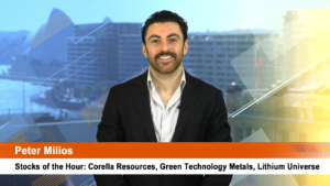 Stocks of the Hour: Corella Resources, Green Technology Metals, Lithium Universe